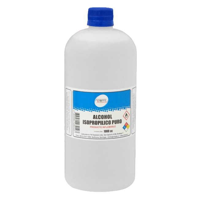 ALCOHOL-1. BOTELLA 1000ML ALCOHOL ISOPROPILICO 1LT PARA LIMPIEZA