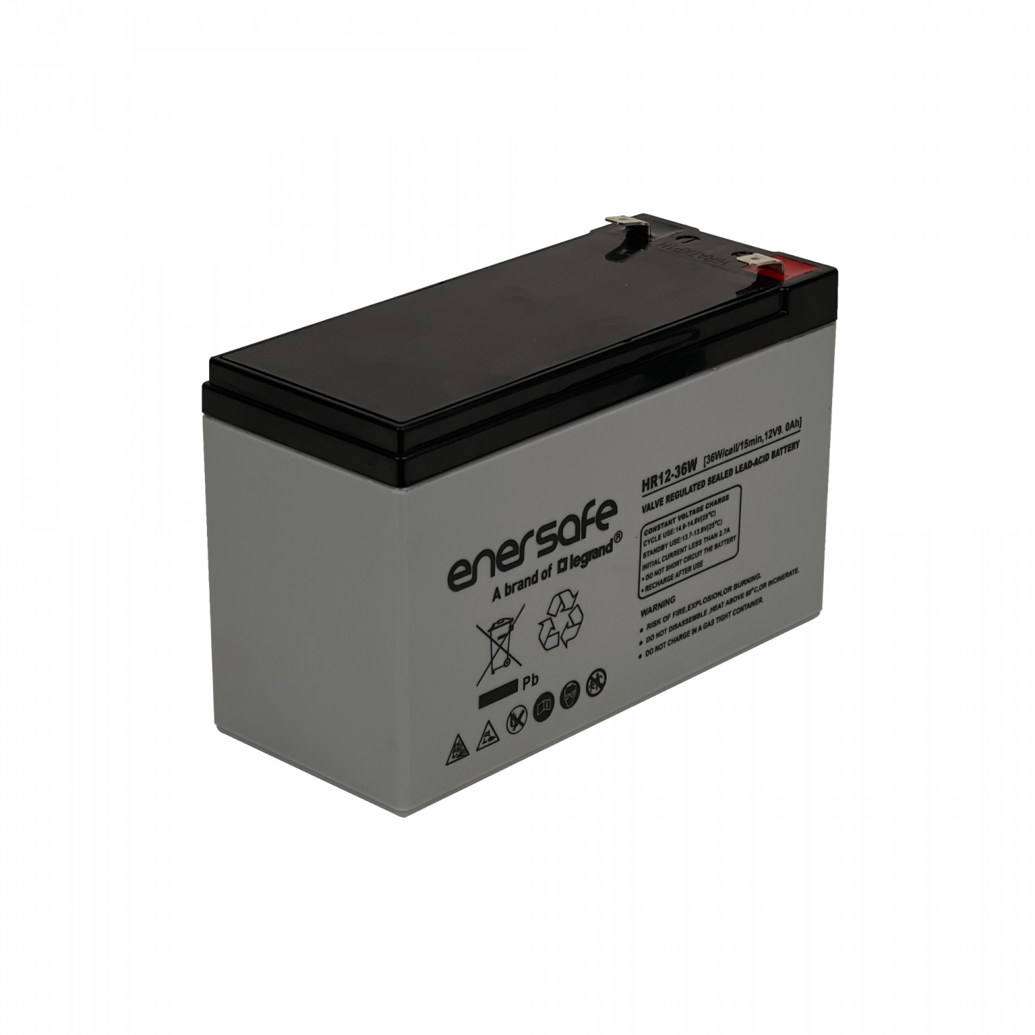 BTA12-9. ENERSAFE BATERIA 9,0AH ACIDO-PLOMO 12V SELLADA VRLA HR12-36W 9AH