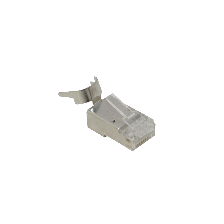 RJ7-15. CAT7 1,5MM RJ45 8P8C BOLSA 10-CONECTORES MACHOS CRIMPEABLES ORO-50UM