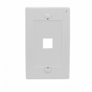 FP1WL LINKMADE BLANCO 1-KEYSTONE VERTICAL FACEPLATE 70X114MM