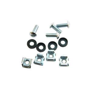 M6-4KIT KIT 4 TORNILLOS/PERNOS Y TUERCAS ENJAULADAS PARA RACK 10P 19P